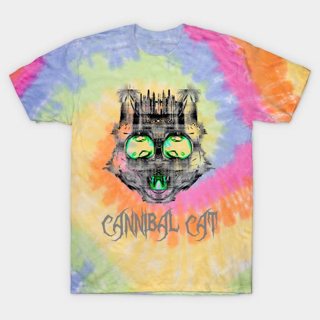 Cannibal Cat Green Cataracts T-Shirt by 2ndEnd
